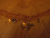 close up clock necklace