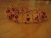 red bead/wire bracelet